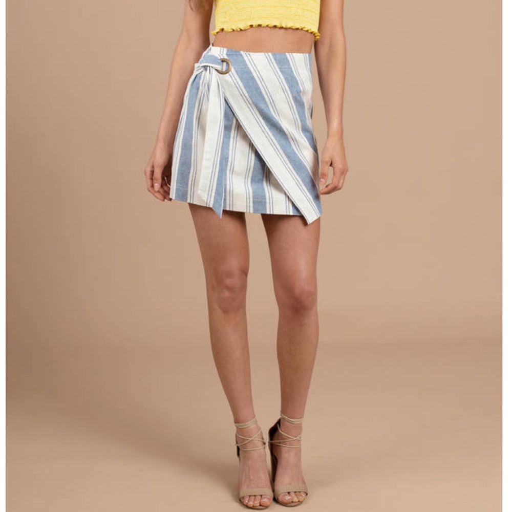 Free People Sunrise Wrap Mini Skirt